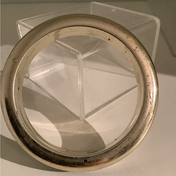 New vintage black lucite bangle Made in Austria - Picture 7 of 7